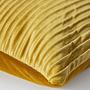 Selina Pillowcase Velvet Mustard Yellow 3