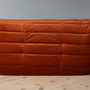 Togo Sofa 2-seater velvet amber-orange 5