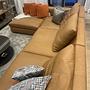 Molteni & C „Turner“ Leather Sofa with Ottoman & Cushions 2