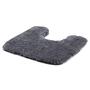 Badteppich Deluxe Typ B Polyester 50 x 45 cm Anthrazit 1
