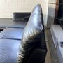 Sofa Chaise Lounge Left Leather Black 4
