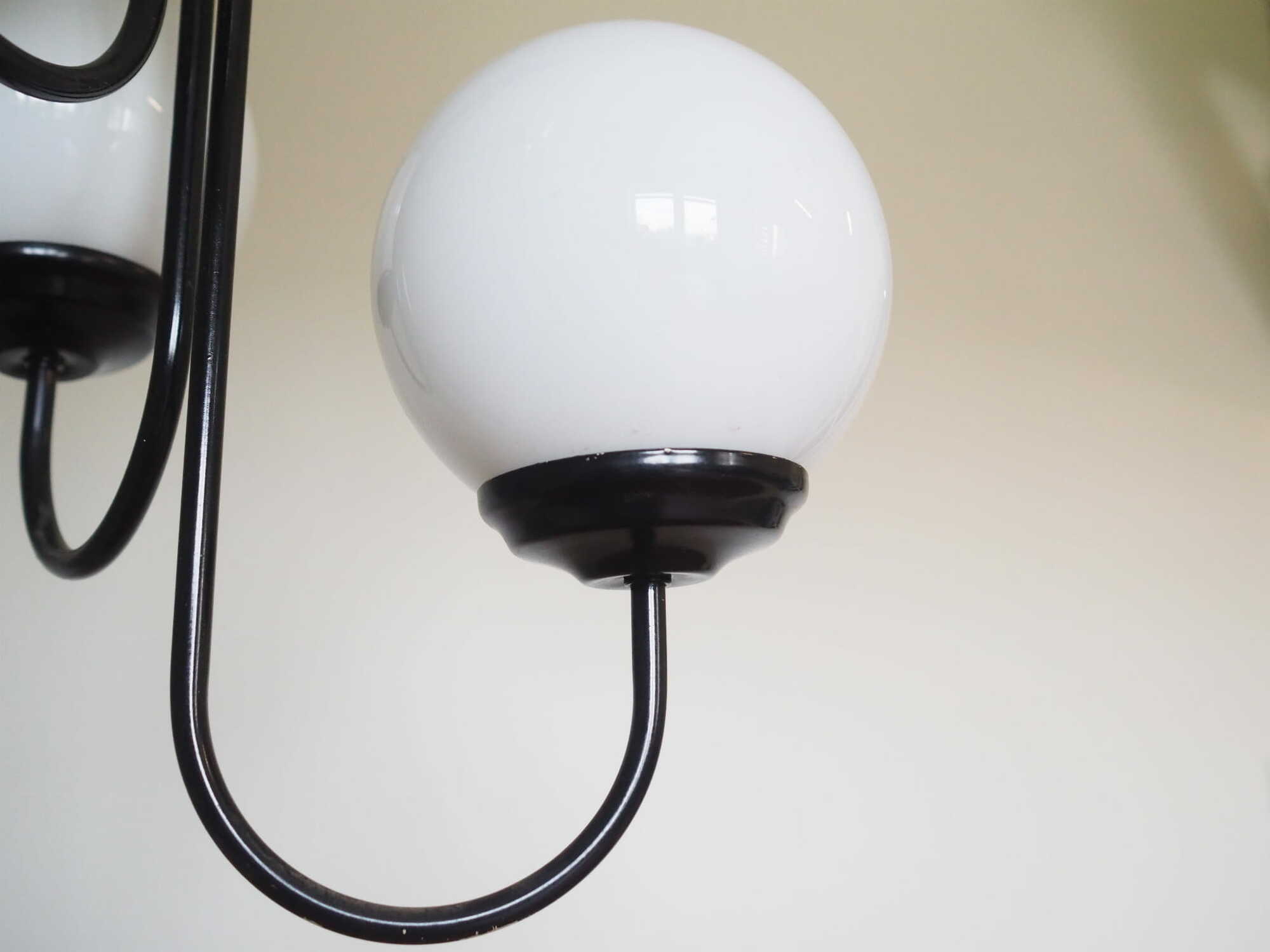 Vintage Pendant Lamp Glass Multicolored 1990s 4