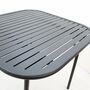 Week-End Gartentisch 85x85cm Schwarz 2