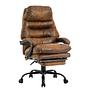 Edun Bürodrehstuhl Antiklederlook Braun 4