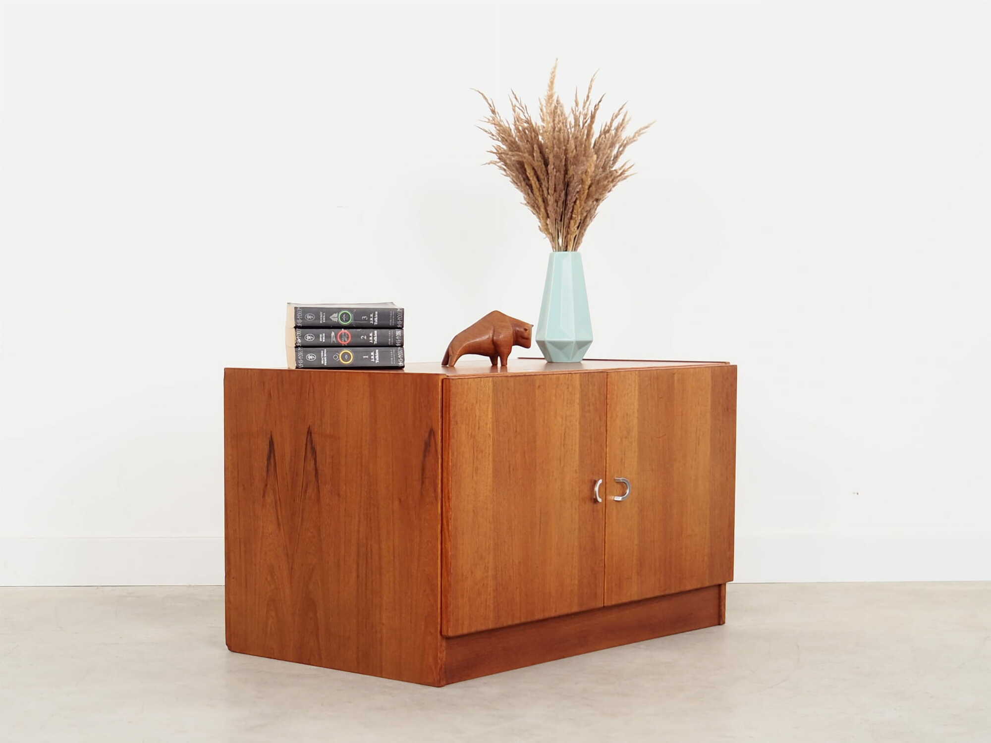 Vintage Schrank Teakholz Braun 1970er Jahre 4