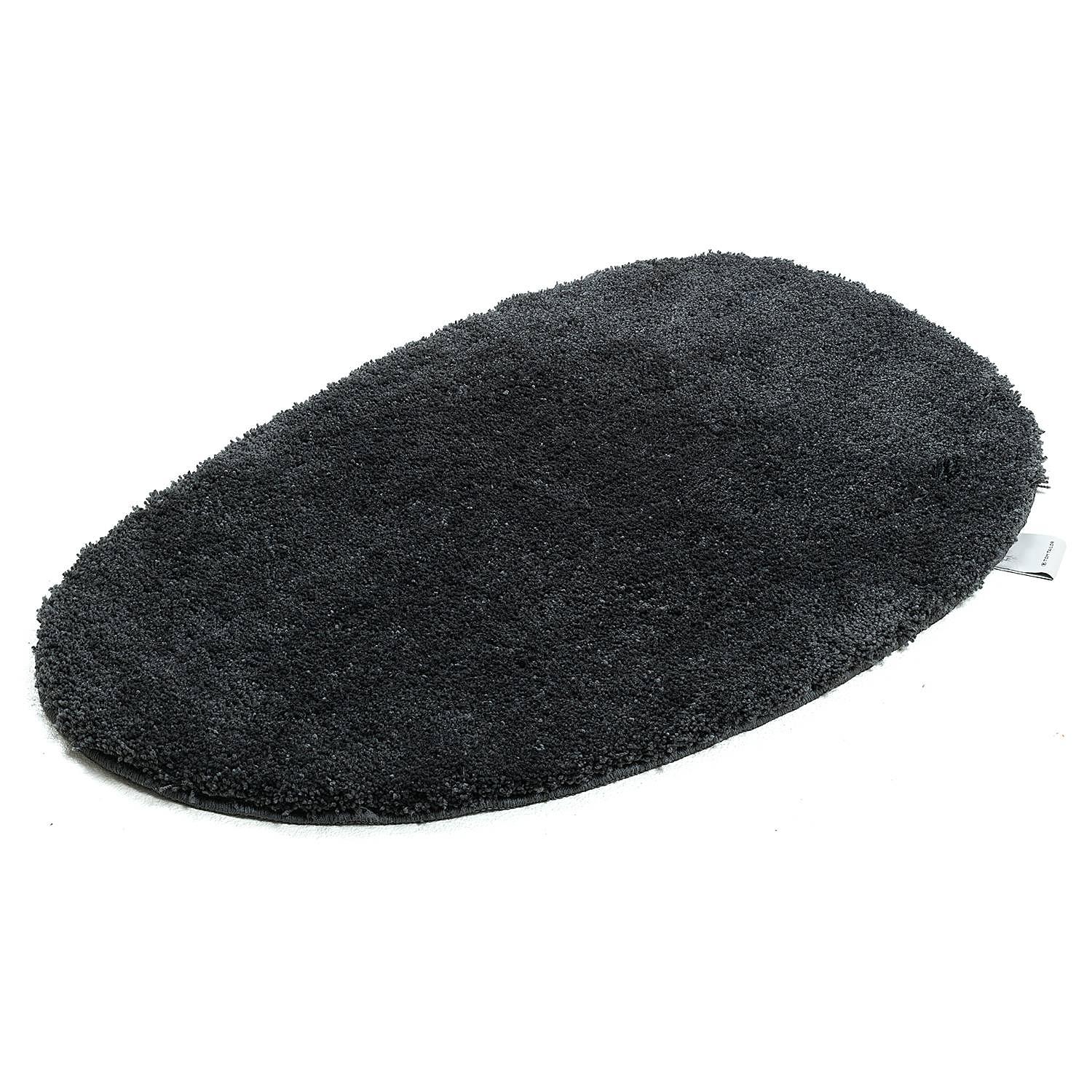 Badvorleger Cozy Bath Uni Oval Anthrazit 2