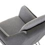 LAGUN armchair fabric grey 2