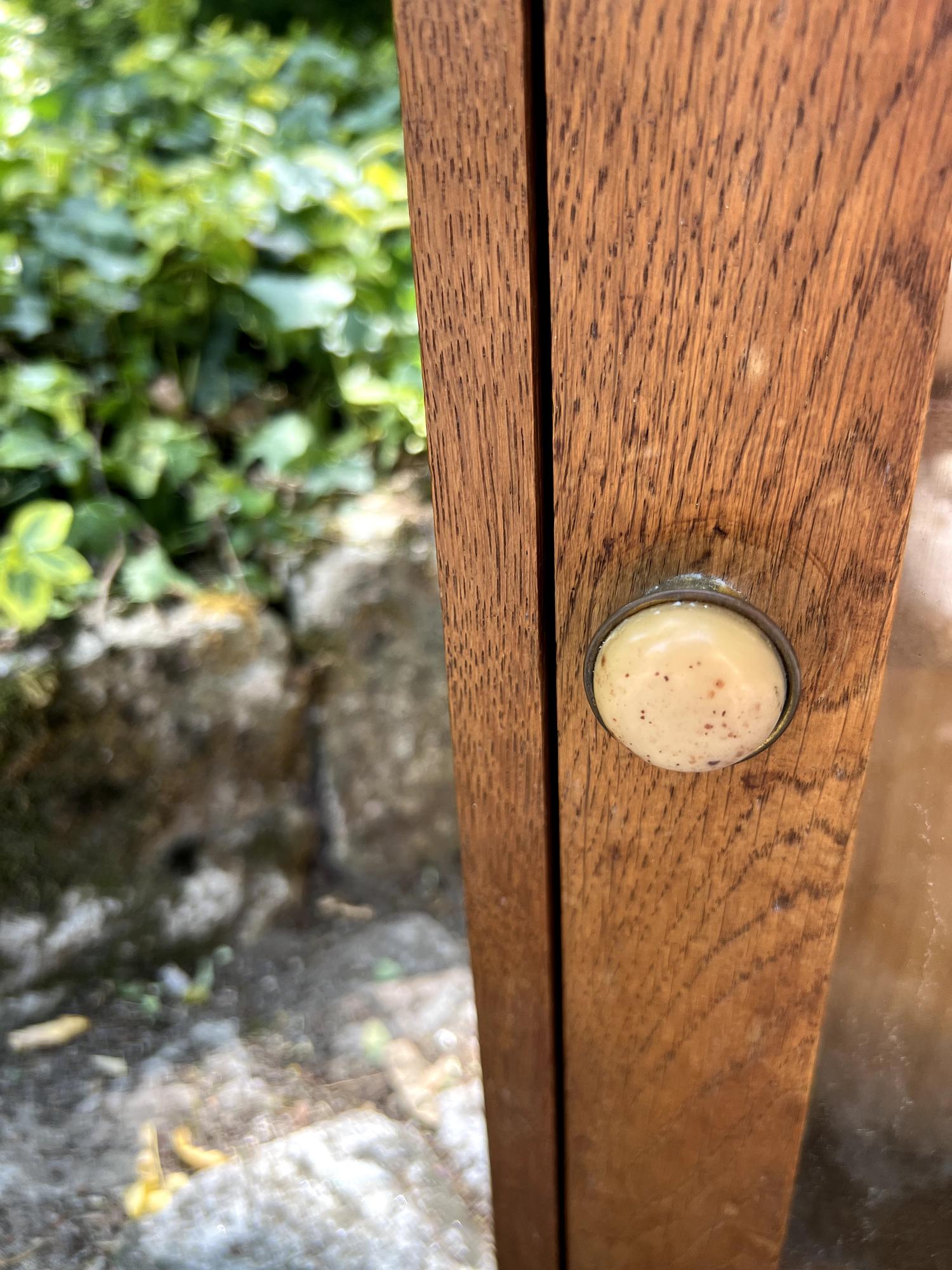 Medizinschrank Antik Holz 3