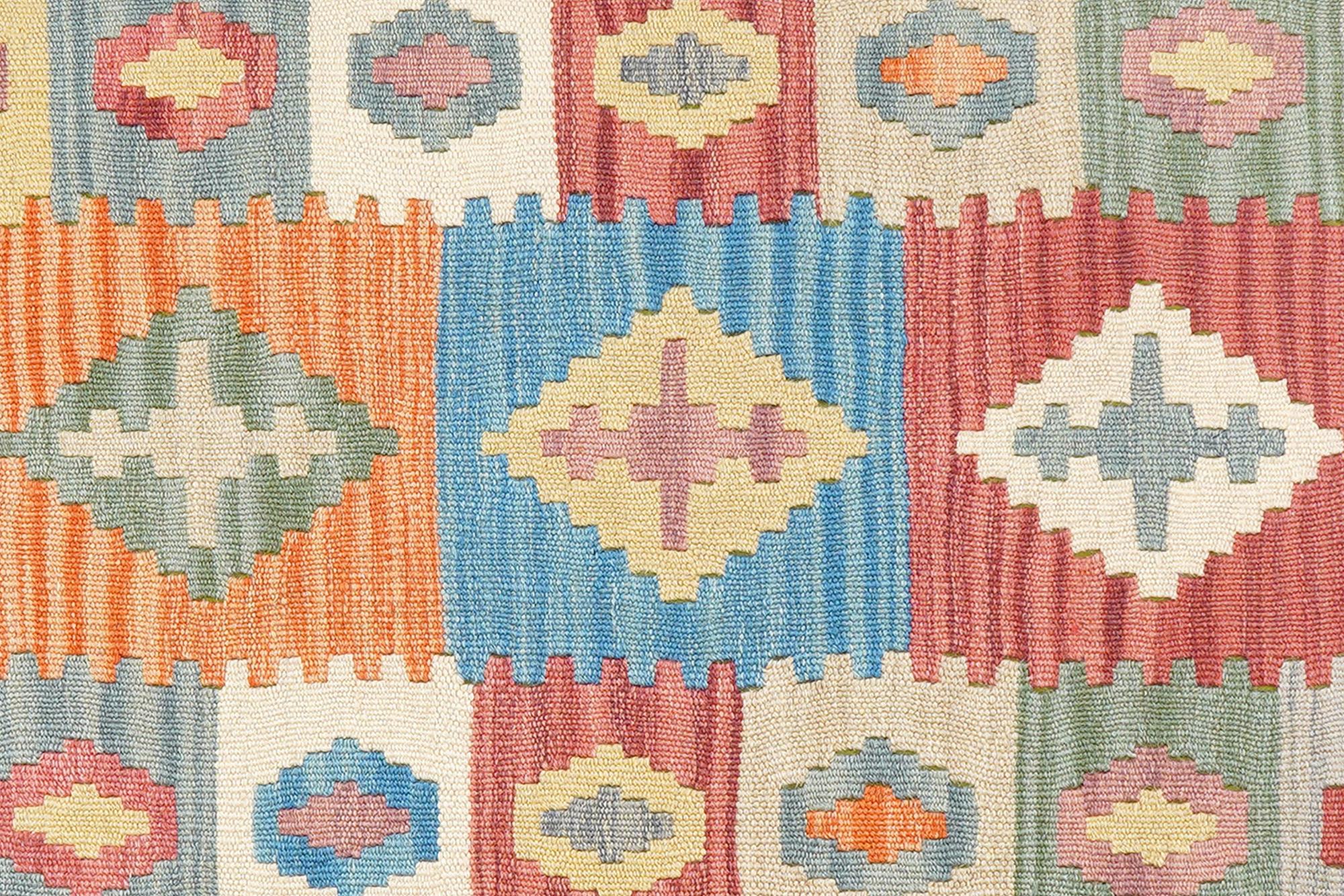 Tappeto Kilim Gashgai Lana Multicolore 3