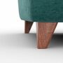 Pablo Sofa 3-Sitzer Textil Petrol-Grün 5