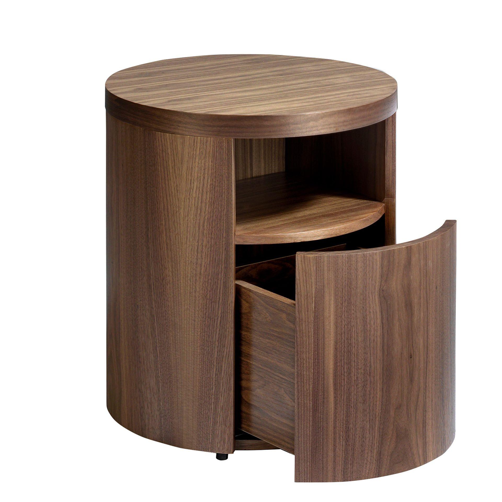 Beistelltisch Braun Ø 48cm 3