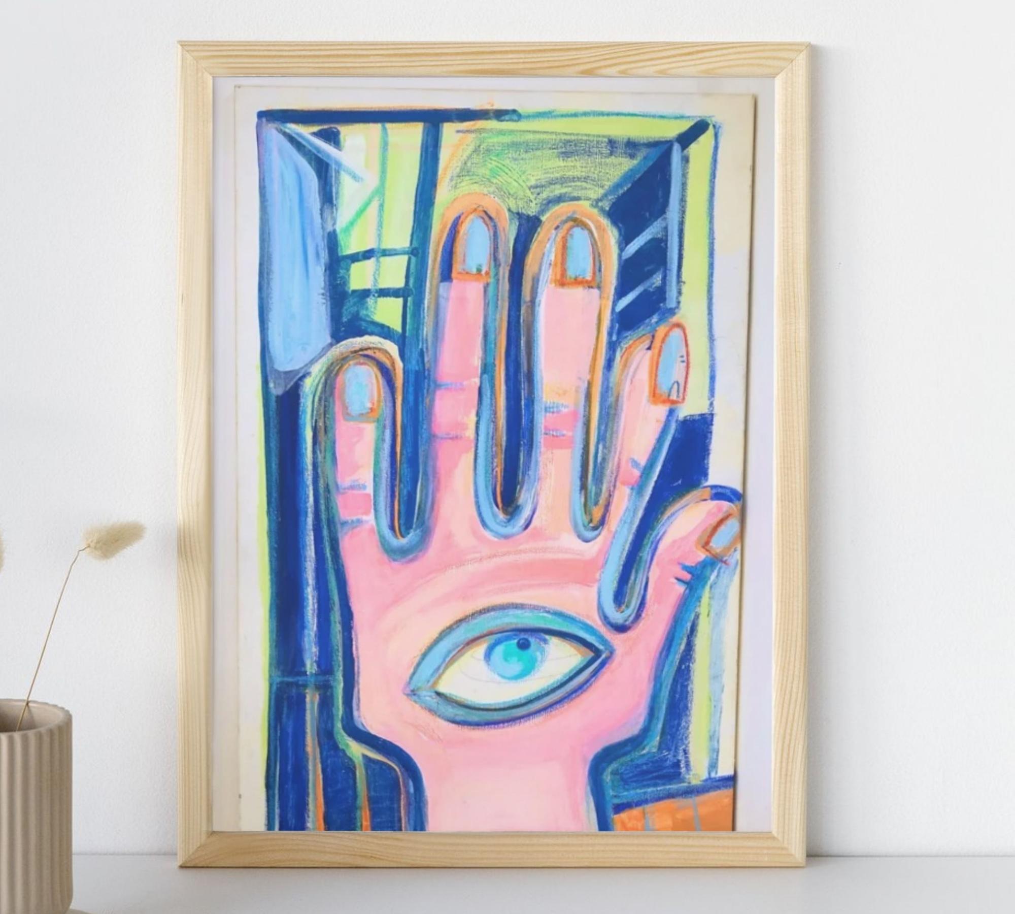 Fatima Kunstdruck Mehrfarbig 0