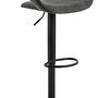 2x Sumaika Bar Stools Dark Grey 4