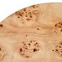 Mota Burl Wood Runder Beistelltisch
 1