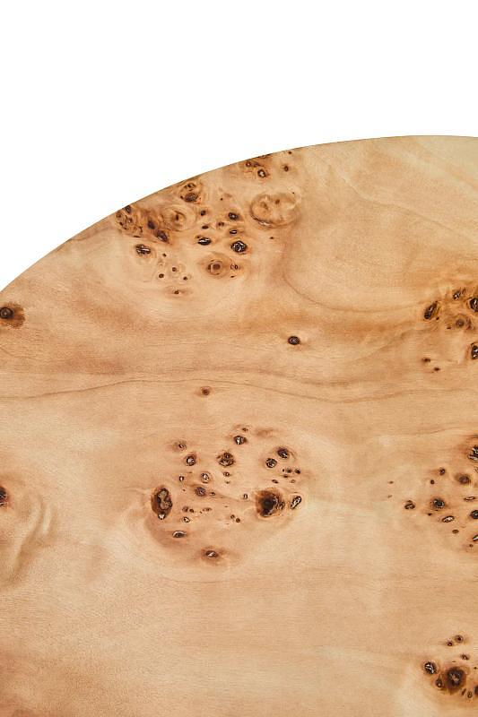 Mota Burl Wood Runder Beistelltisch
 1