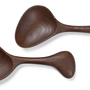 Os Salatbesteck Holz Braun 0