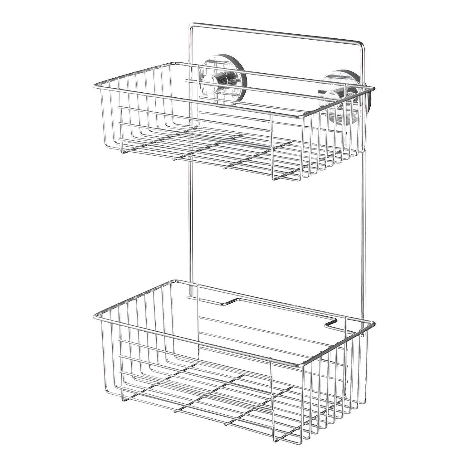 Vacuum-Loc Wandregal Bari Silber 0