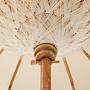 Parasol MACRAMÉ Cotton Mango wood 180 cm 4