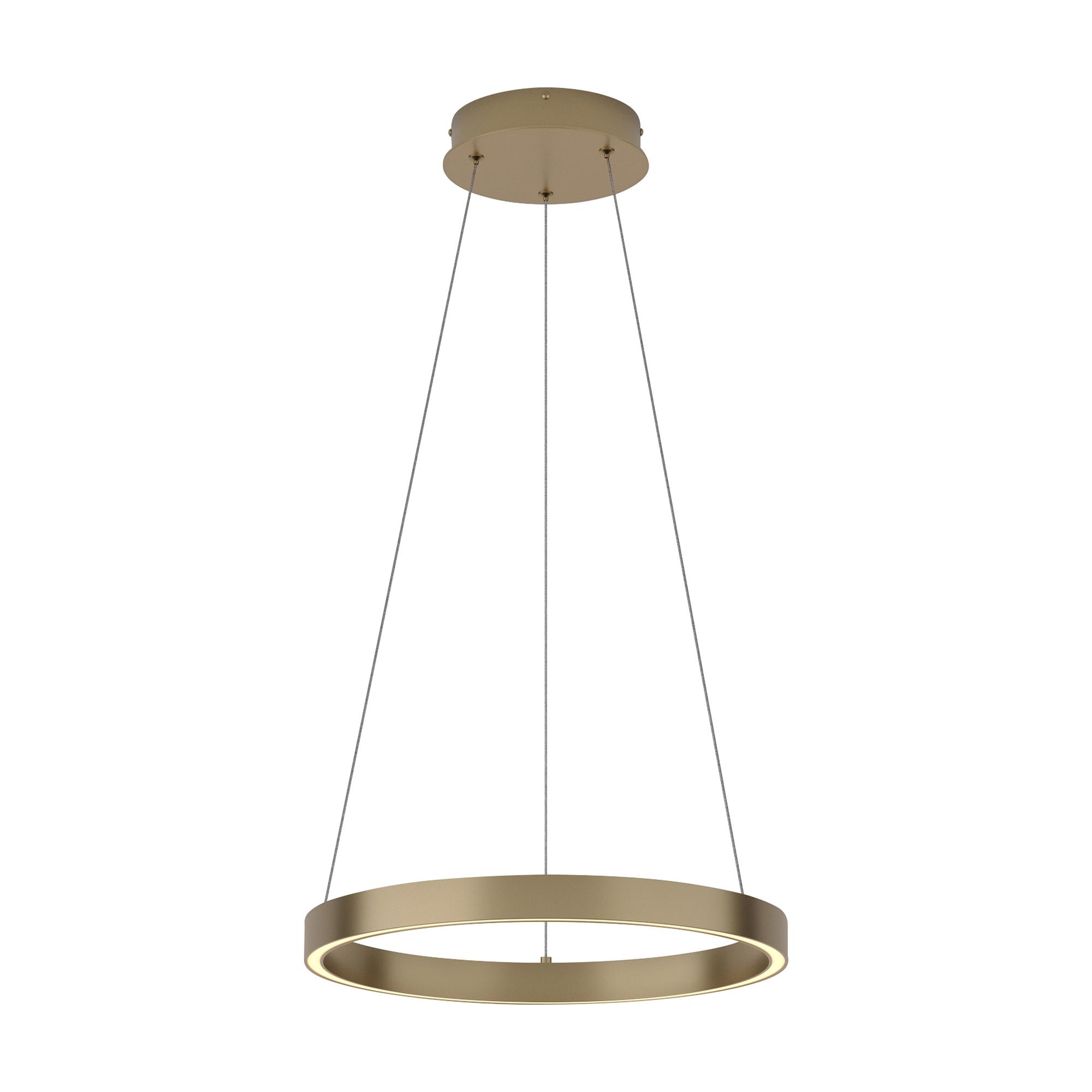 Rim Pendant light Aluminium Gold Ø40sm 0