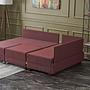 Fly Corner Sofa Right with 2 Ottomans Red 2