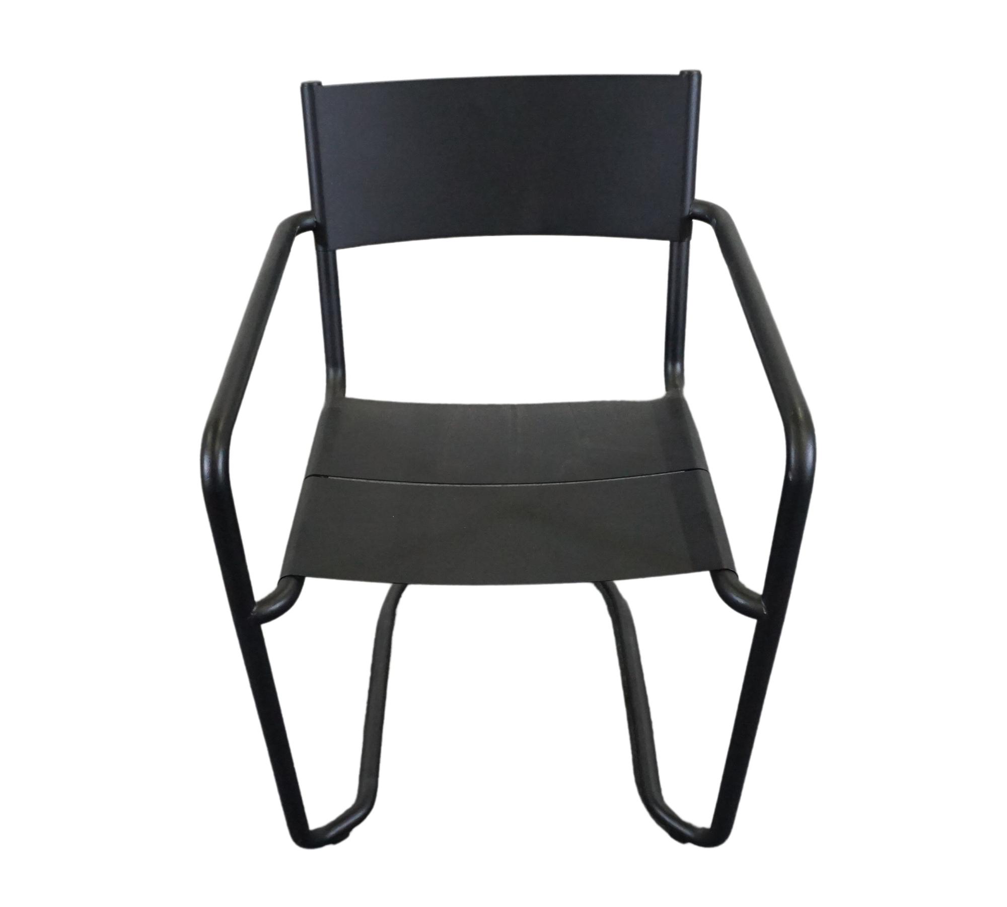 Sine Armlehnstuhl Stapelbar Schwarz 5