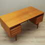 Vintage Schreibtisch Teakholz Braun 1960er Jahre 5