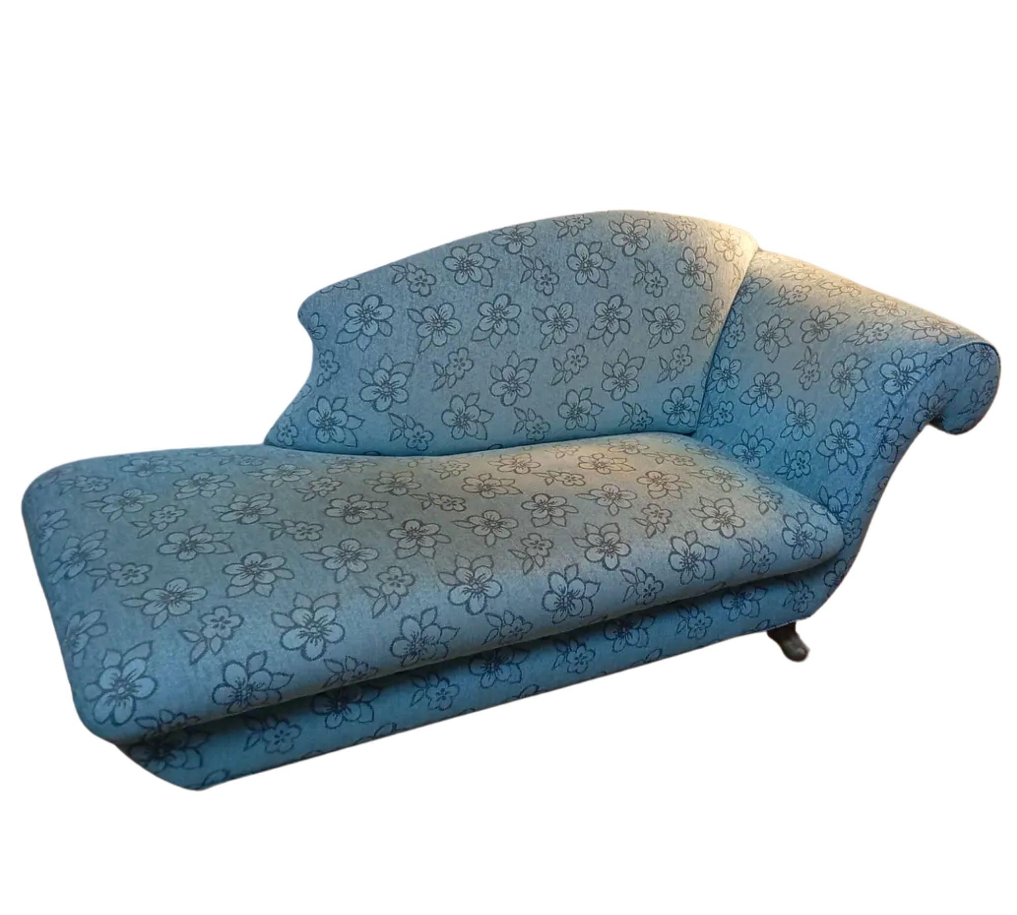 Récamiere Blau Gemustert 0
