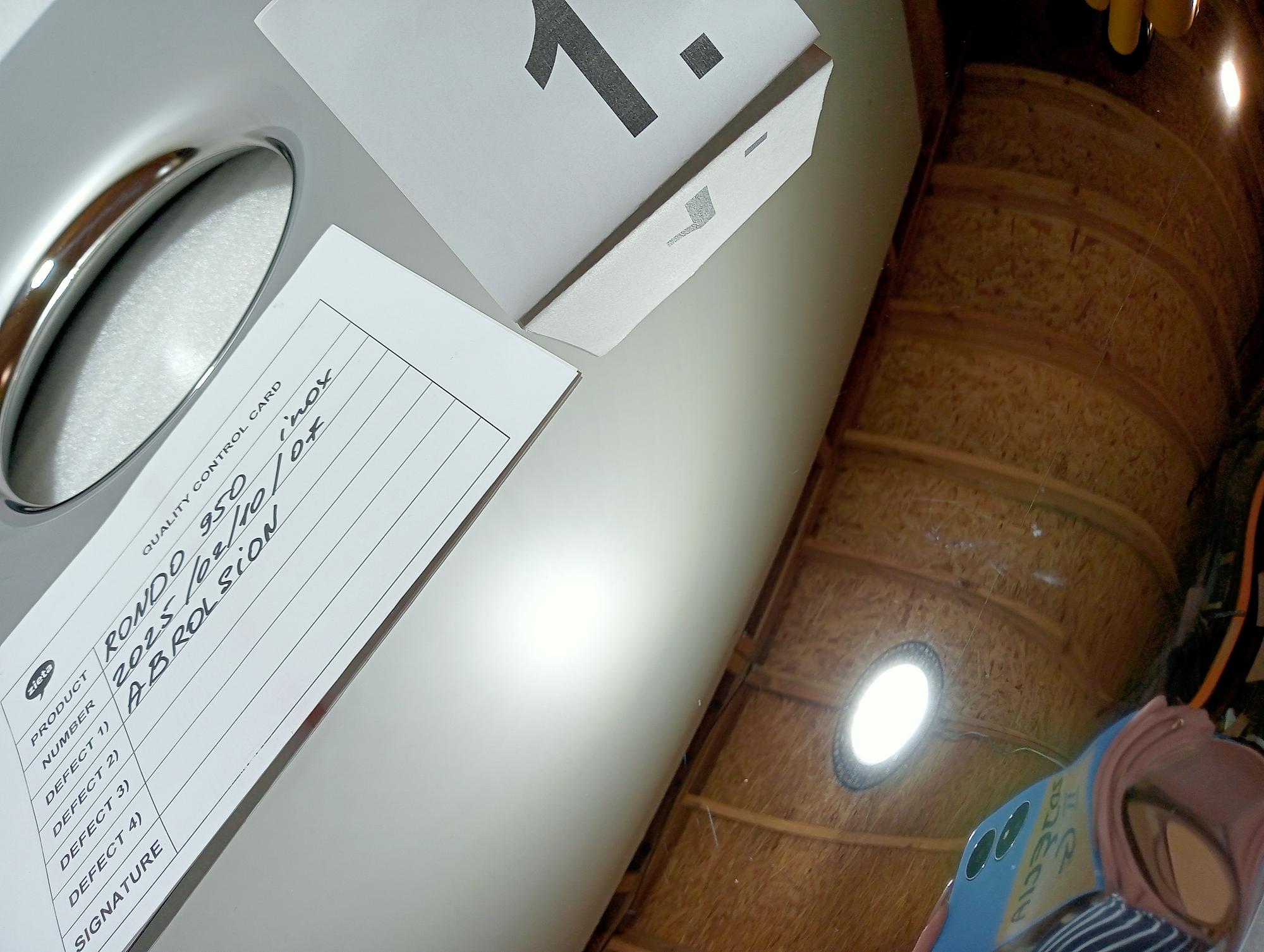 Rondo Spiegel 950 Edelstahl Inox Poliert Silber 3