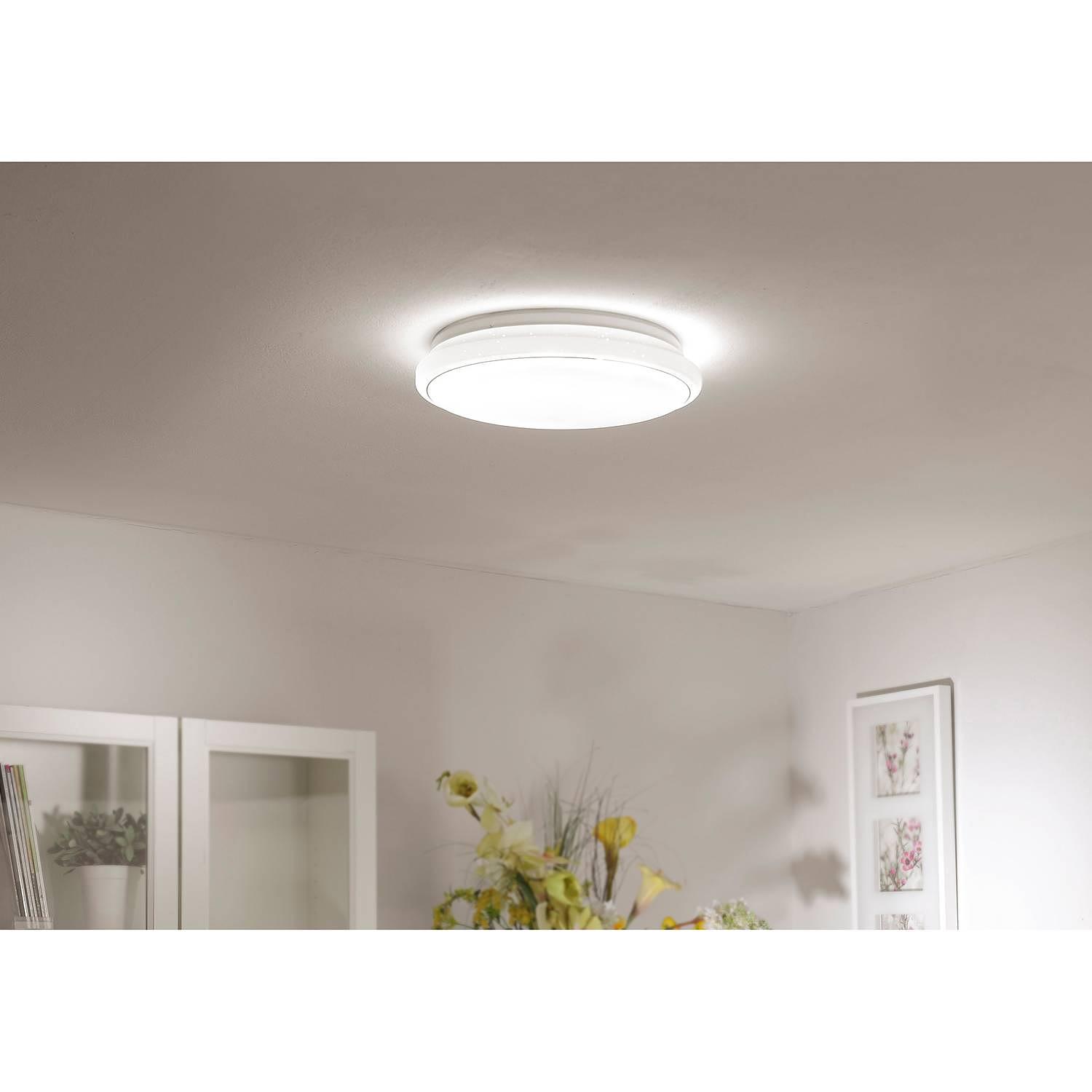 LED Ceiling Light Jupiter 1-Light Plastic Steel 3