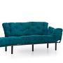 Nitta Triple Sofa Bed 3-seater petrol green 6