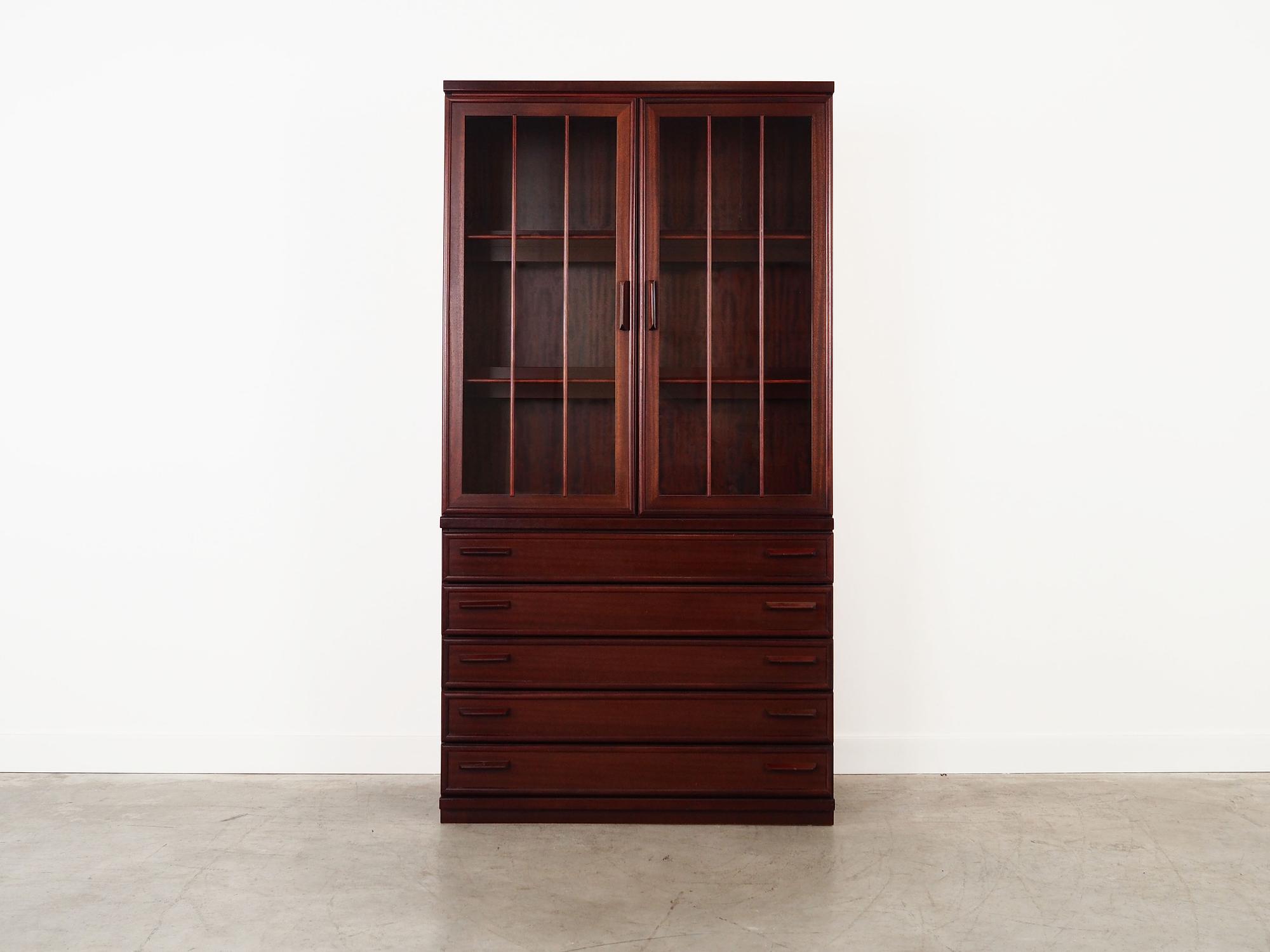 Mahogany showcase 1970 Jahre 2