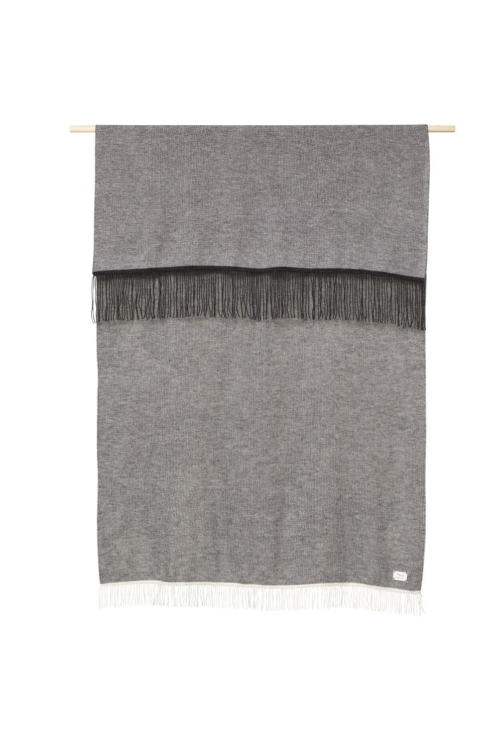 Aymara Decke Wolle Grau 0