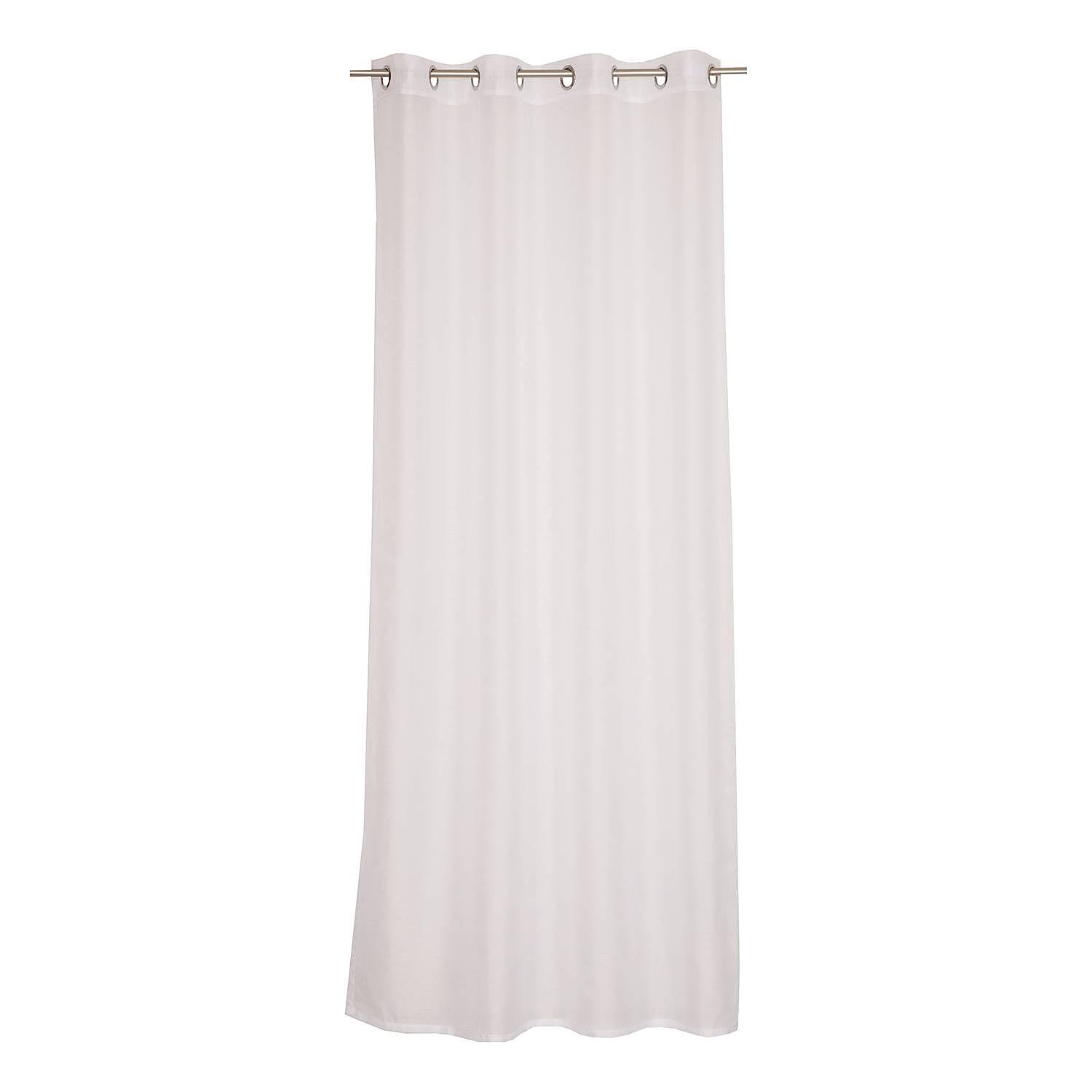 Ösenschal Clean Polyester Wollweiß 0