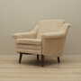 Vintage armchair textile wood beige 1970s 2