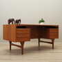 Vintage Schreibtisch Teakholz Braun 1960er Jahre 4
