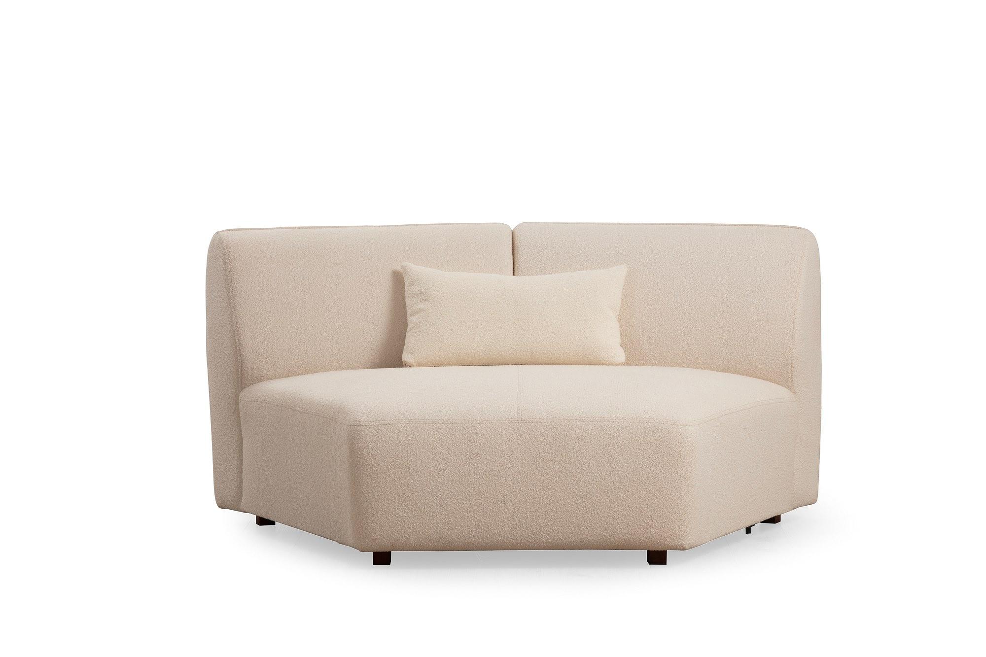Mentis Corner Sofa Cream 7