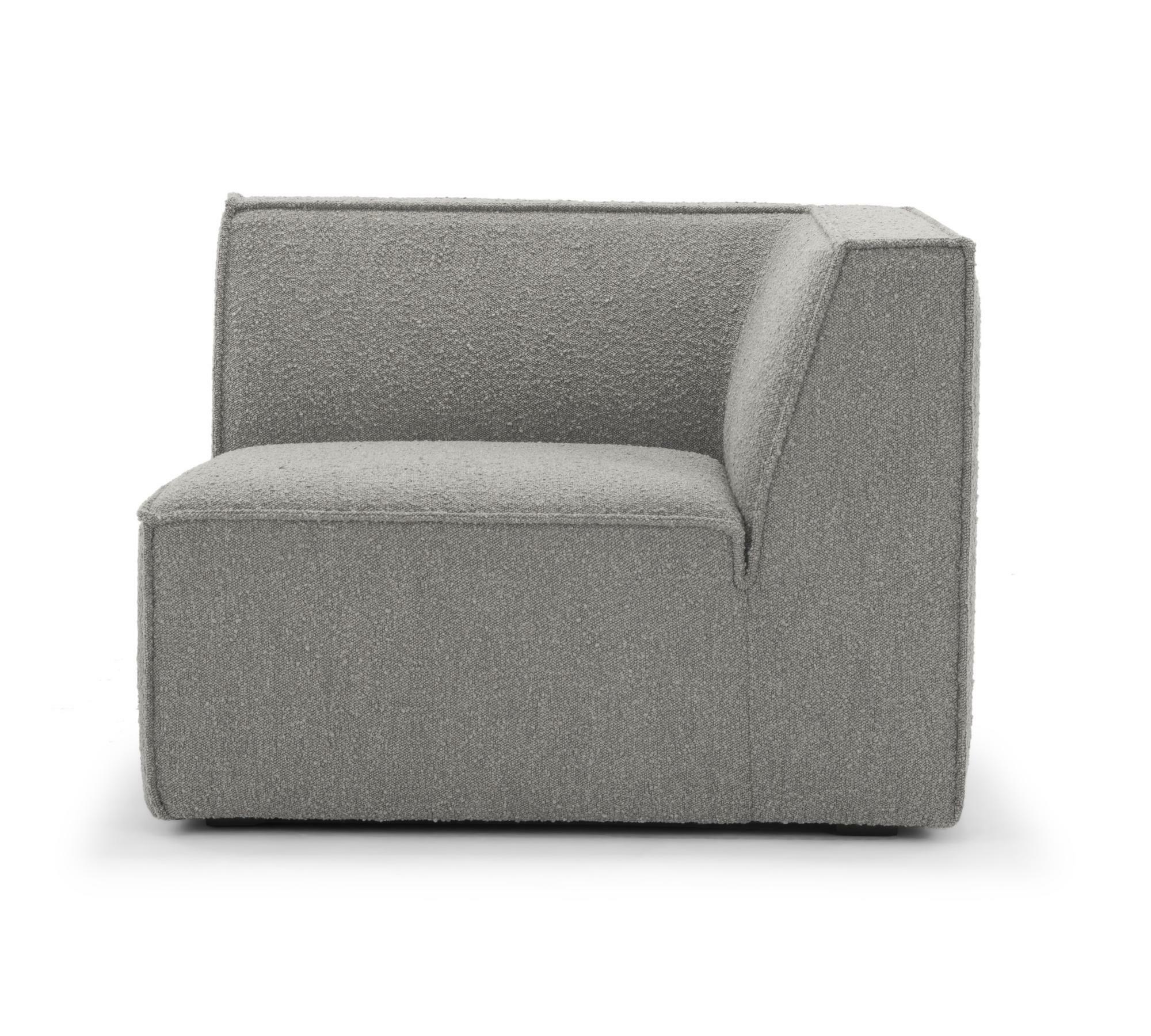 Dane 1-Sitzer Eckmodul Rechts Maya Warm Grey 1