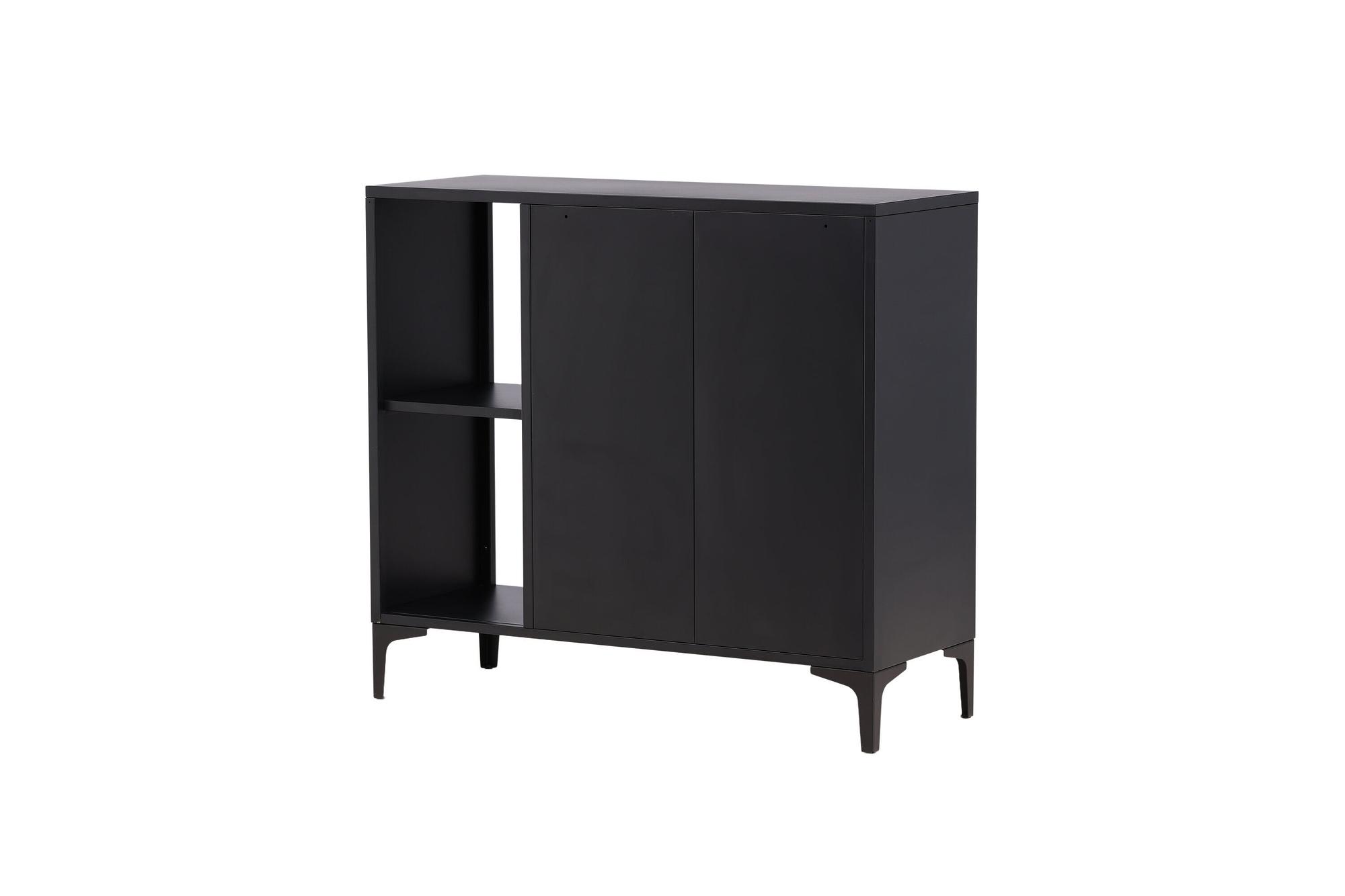 Plate Cabinet Steel Black 7