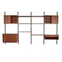 Wall shelf Teak wood 1960s 0