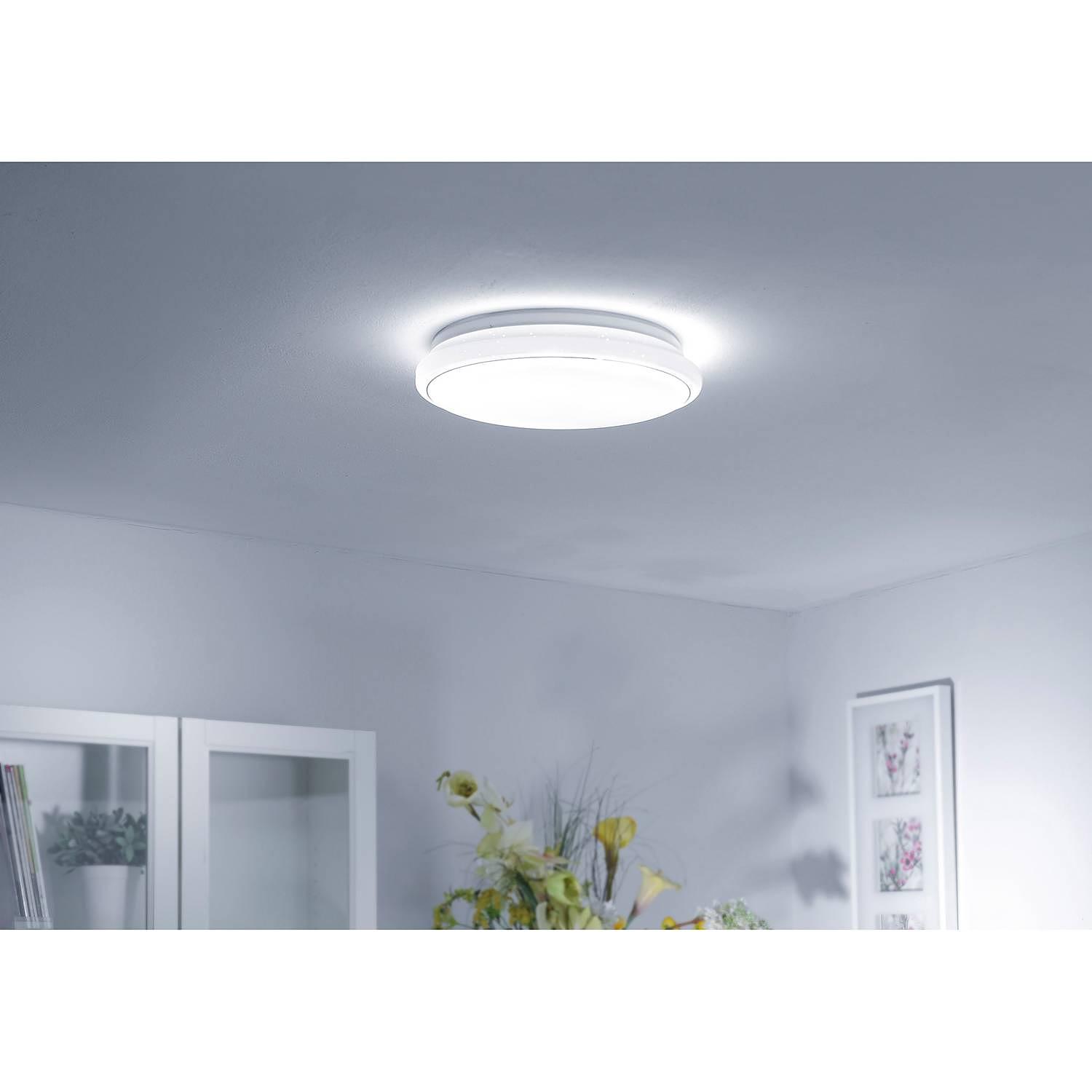 LED Ceiling Light Jupiter 1-Light Plastic Steel 2