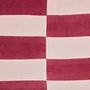 CHECKER VELVET Kissen Baumwolle Hellrosa 2