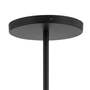 Pendant lamp opal glass iron black 5