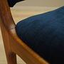4x Dining chair Beech wood 1950s 5