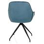 ELVERUM Dining chair Velvet Blue 9