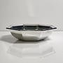 Vintage Silver-plated Bowl Octagon Metal 1980s 3