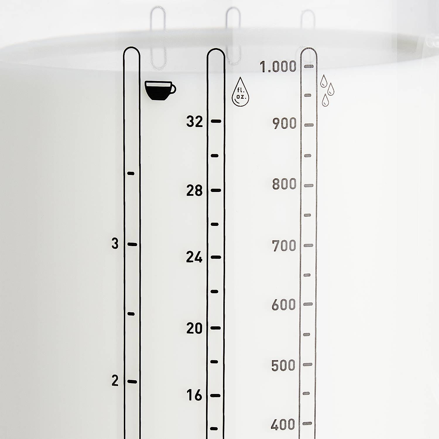 RECIPE Measuring cup Glass Transparent 4