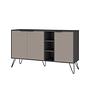 Clara Chest of Drawers Anthracite Light Mocha 2