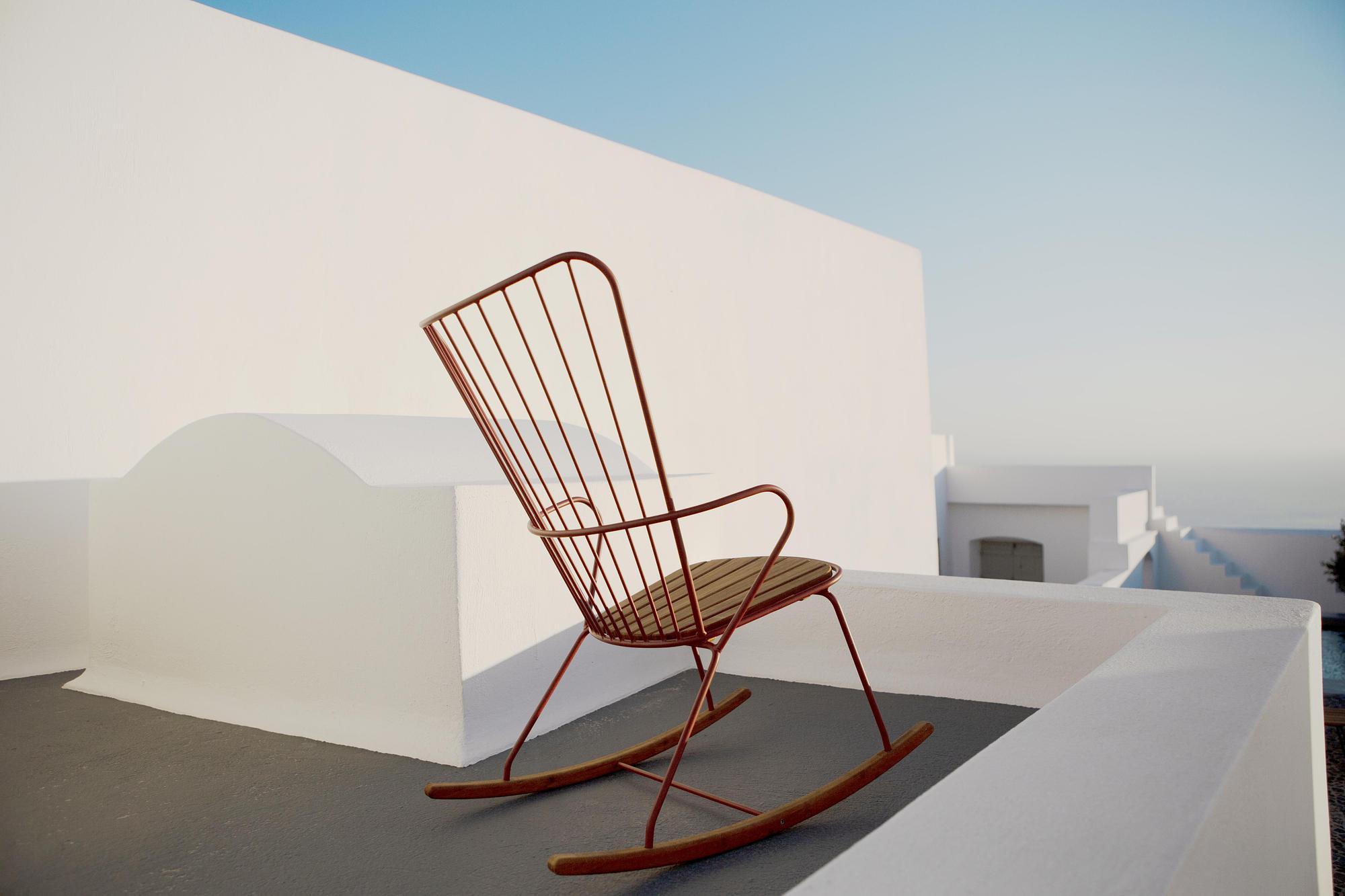 PAON Schaukelstuhl Orange 1