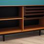 Vintage Schrank Teakholz Braun 1960er Jahre 11
