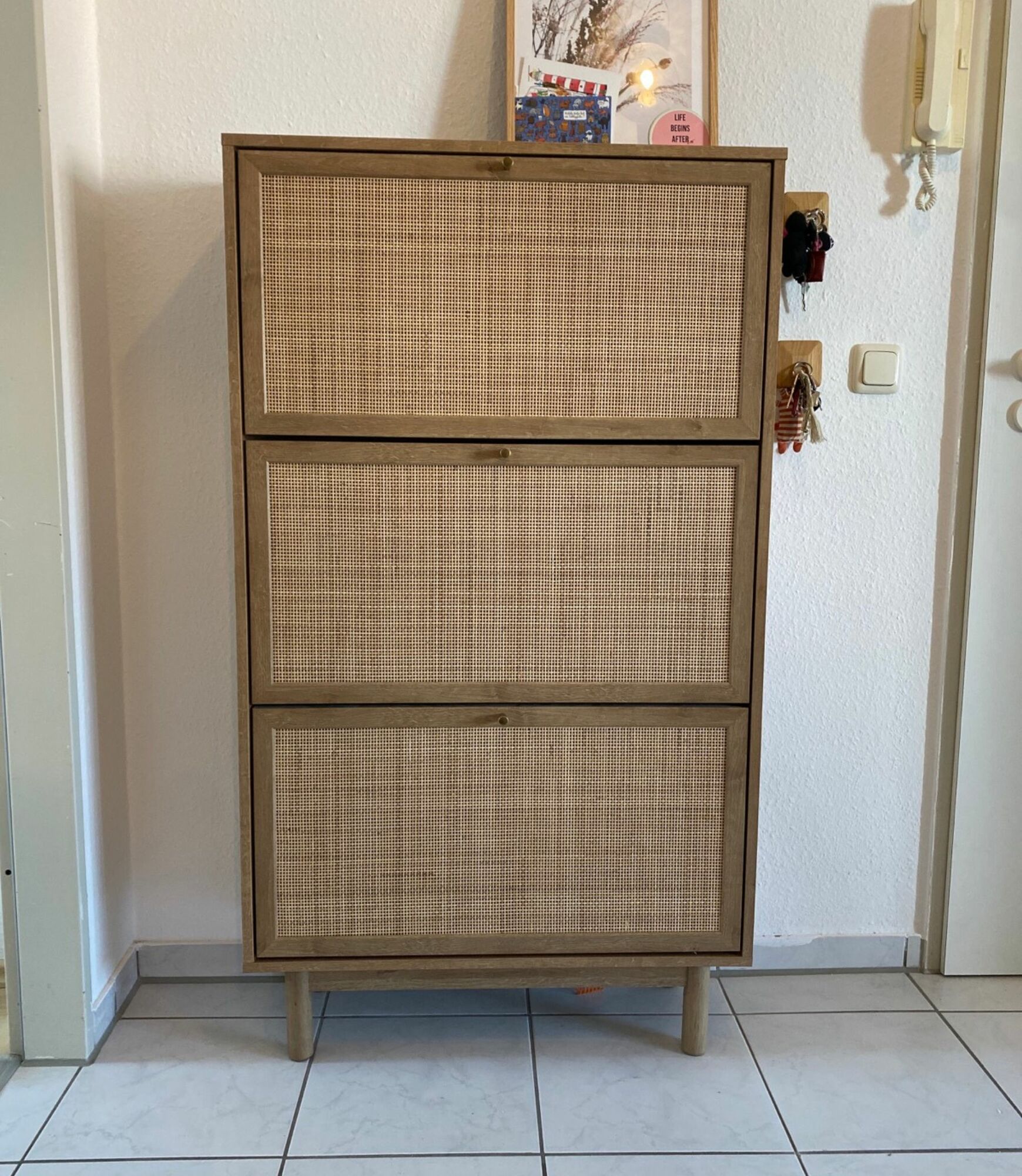 Schuhschrank Holz Braun 0